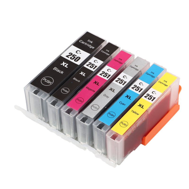 250‑251 Multi Colors Ink Cartridge Replacement Inkjet Cartridges Printer Accessories