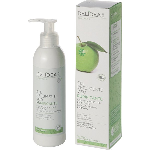 Delidea Apple & Bamboo Face Cleansing Gel, 200 ml