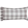 Madison Check Gray King Size Pillow Cases, Set of 2,