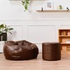 Factory Direct Partners 35" Rustic Western Bean Bag Chair; Distressed