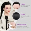 Neverland Beauty & Health 24'' 50% Real Human Hair Mannequin