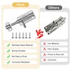 Door Bolt Pack of 2 Sliding Latch Stainless Steel Bolt