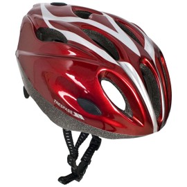 Trespass Men's Trespass Kids Tanky Cycle Safety Helmet Metallic Red 52 56 cm, Metallic Red, 52-56 cm UK