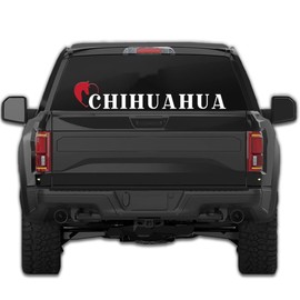 Western Decal Chihuahua Mexico Stickers para Trocas Calcomanias para Autos Mexican Stickers for Trucks and Cars Estilo Ranchero con Caballo (6" x 33")