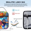 Nebcog Boys Lunch Box for School Insulated Football Lunch Bag