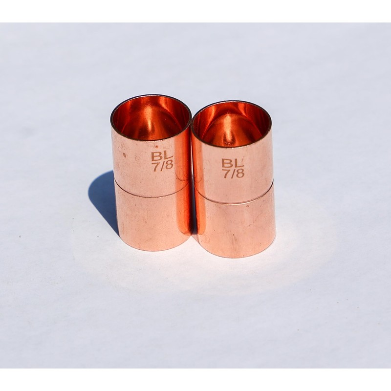 ACR Straight Coupling Copper Fittings for HVAC – 7/8 Inch