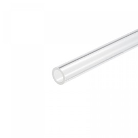 sourcing map Acrylic Pipe Clear Rigid Round Tube 16mm ID 22mm OD 10" for Lamps and Lanterns, Water Cooling System