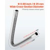 Flexible Exhaust Hose 23.6 Inch Stainless Steel For Diesel Heater