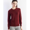 Ciovkis Women's Merino Wool Blend Sweater 2025 Fall Winter Casual
