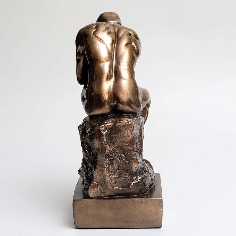 Magicsculp-The Thinker Statue in Premium Cold Cast Bronze 8.8Inch Museum