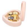 Wood Heart Shape Music Box Musical Box for Birthday Christmas