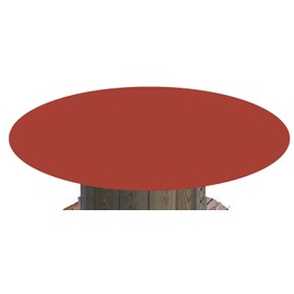 Felt Poker Table Cover - Custom Made to Order - Bonnet - with Drawstring Bloc and Bag (ruby casino, 60 inch round)