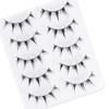 False Eyelashes, Natural Popular Upper Eyelashes, Short, Thick, Popular Black,