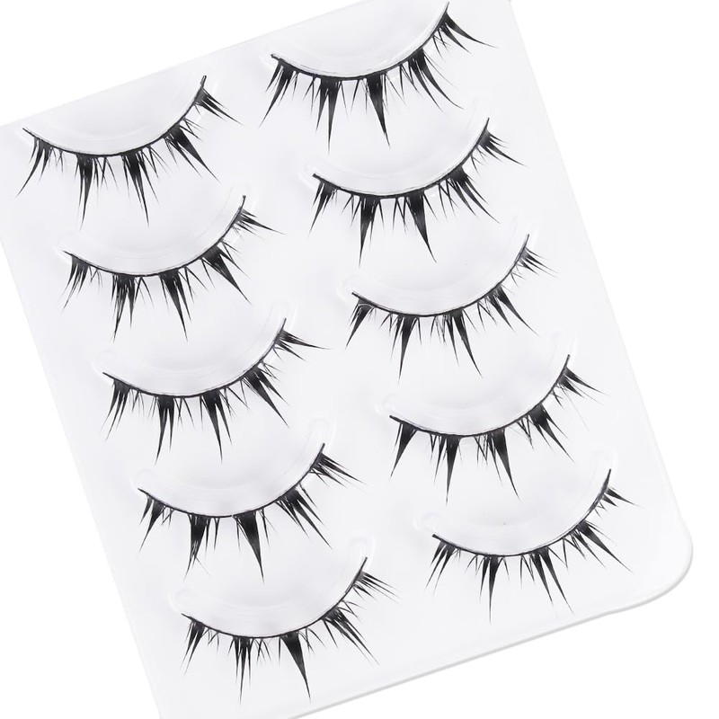 False Eyelashes, Natural Popular Upper Eyelashes, Short, Thick, Popular Black,