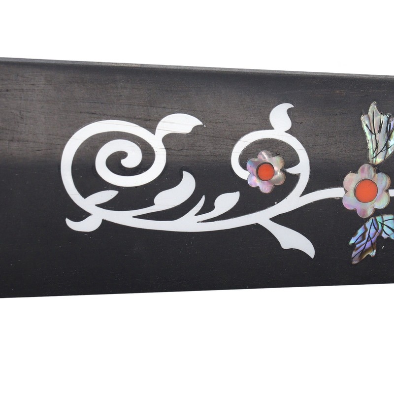 4/4 Violin Fingerboard Ebony Wood Fretboard Violin Finger Plate Replacement