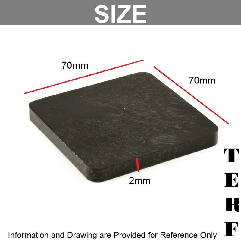 TERF® 70mm X 70mm X 2mm Heavy Duty Plastic Packers
