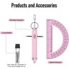 EBOOT Student Geometry Math Set, Drawing Compass and 6 Inch