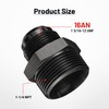 EVIL ENERGY 16AN Male Flare to 1-1/4" NPT Pipe Fitting