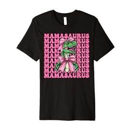 Mamasaurus Trex Mama Tyrannosaurus Rex Dinosaur Mom Premium T-Shirt