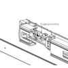 Falcon 1690/1790/2390 Exit Device Push Bar Dogging Hold Down Assembly