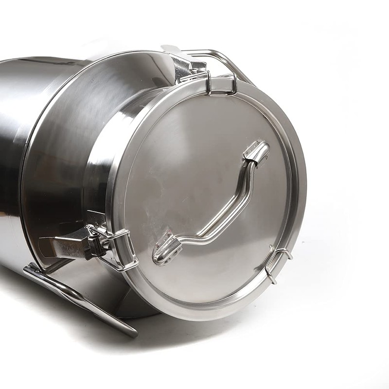 40 L /10.6 304 Gallon Stainless Steel Milk Can, Heavy