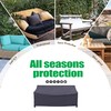 F&J Outdoors Heavy Duty Waterproof UV Resistant I Shape 3Seater