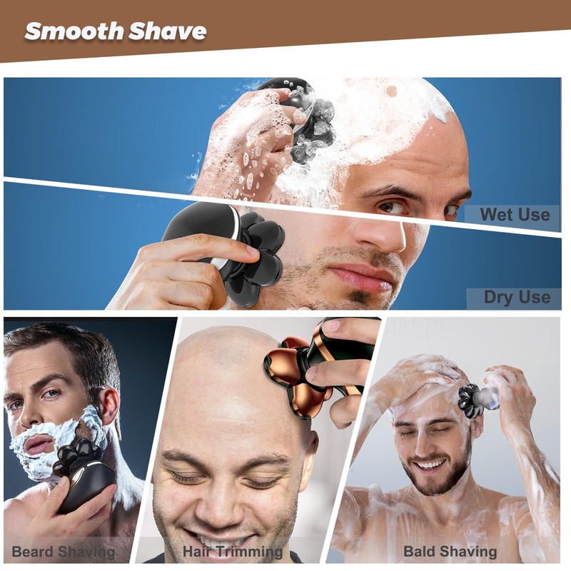 Pack of 9 Replacement Shaving Head for Pitbull Skull Shaver,
