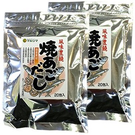 Chin Dashi Pack, Grilled Chin Dashi, 5.6 oz (160 g) x 2 Bag Set, Sugamo Teahouse Sannenen