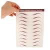 NOLITOY Eyebrow Stickers for Costumes Brown Eyebrow Tint Realistic Hair-like