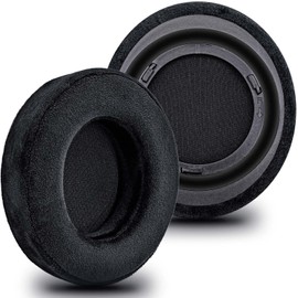 Upgrade Oval Shape Earpads for Virtuoso RGB Wireless, Virtuoso RGB Wireless XT, Virtuoso Wireless SE | Enlarged Inner Hole (Velour Virtuoso XT Ear Pads)