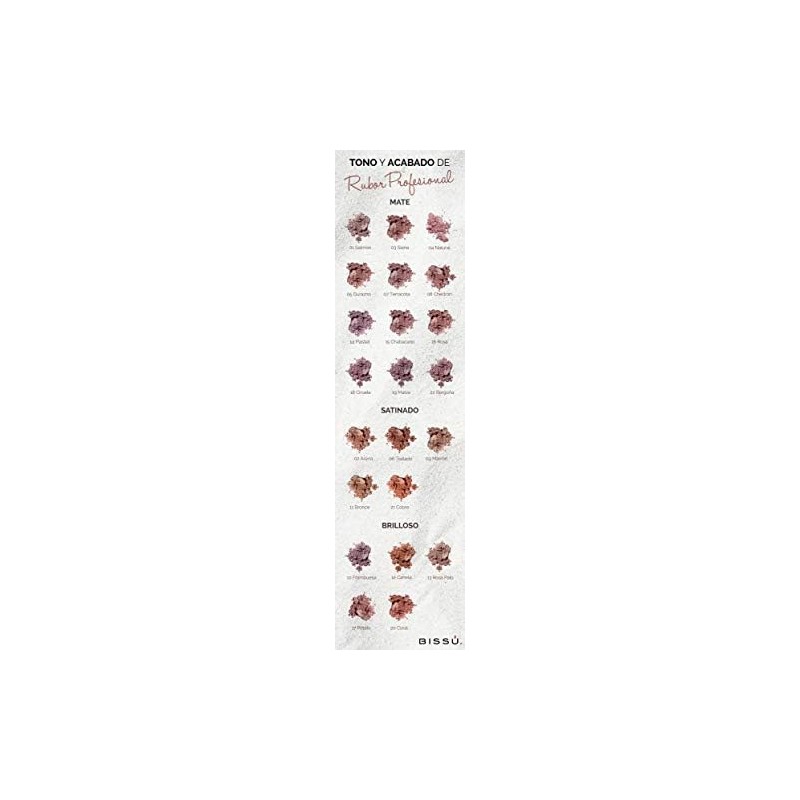 Bissú, Powder Face Blush, Blush, Various Shades, Smooth Texture, Long