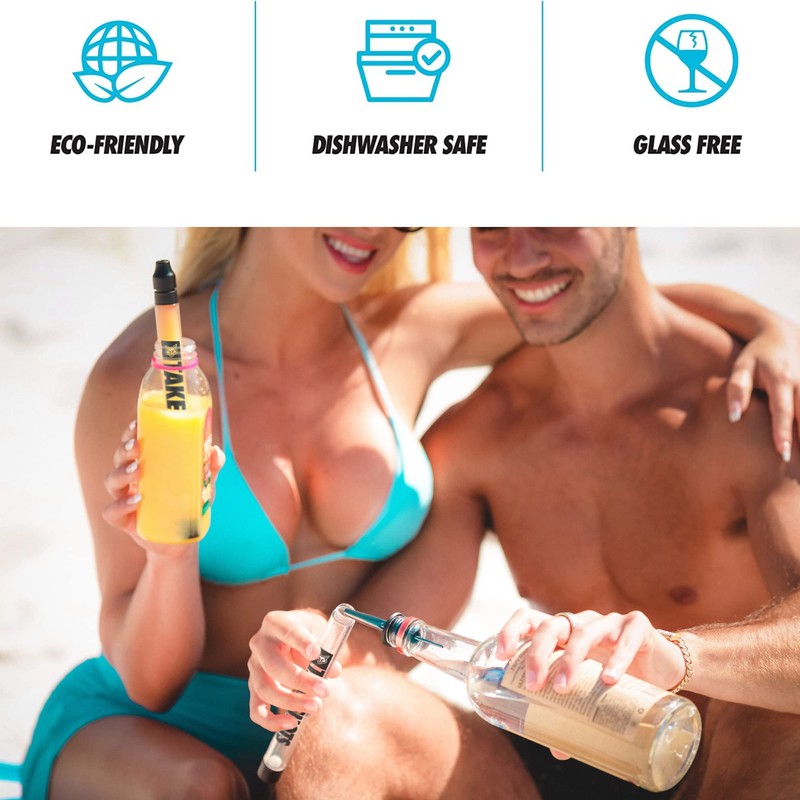 TakeShots Take V2 - Shot Holder & Straw for Drinks