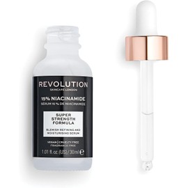 Revolution Skincare 15% Niacinamida Super Strength Fórmula purificación y suero hidratante ~ 1 fl oz
