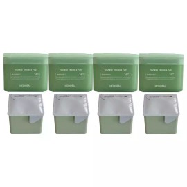 Mediheal 메디힐 티트리 트러블 패드 100매 + 100매(리필) 4개 / 써클 Mediheal Tea Tree Trouble Pads 100 sheets + 100 sheets (Refill) 4 packs / Circle