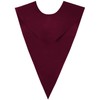 IvyRobes Unisex V Shape Choir Stole in Solid Color, Maroon,