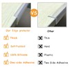 Edge Protector 100% Silicone, Baby Proofing Corners Clear Guards, Pre-Tape