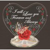 Glass Baron ~ Butterfly I Love You Always Figurine for