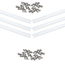 Lobergel 6PCS Crosscut Sled for Table Saw Sled Miter Bars, 17" Uhmw Bars with Predrilled Holes and Screws, Sled Miter Bars for U Tracks Woodworking, Miter Slots, Router Table and Bandsaws