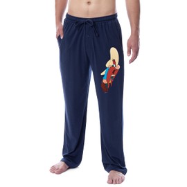 INTIMO Looney Tunes Mens' Classic Yosemite Sam Character Sleep Pajama Pants - X-Large - Black
