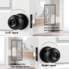 Probrico Bathroom Door Knobs, 10 Pack Interior Door Handles Privacy