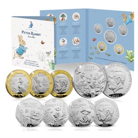 The World of Peter Rabbit Annual 6 Coin Set 2023 Brilliant Uncirculated 50p 2 5