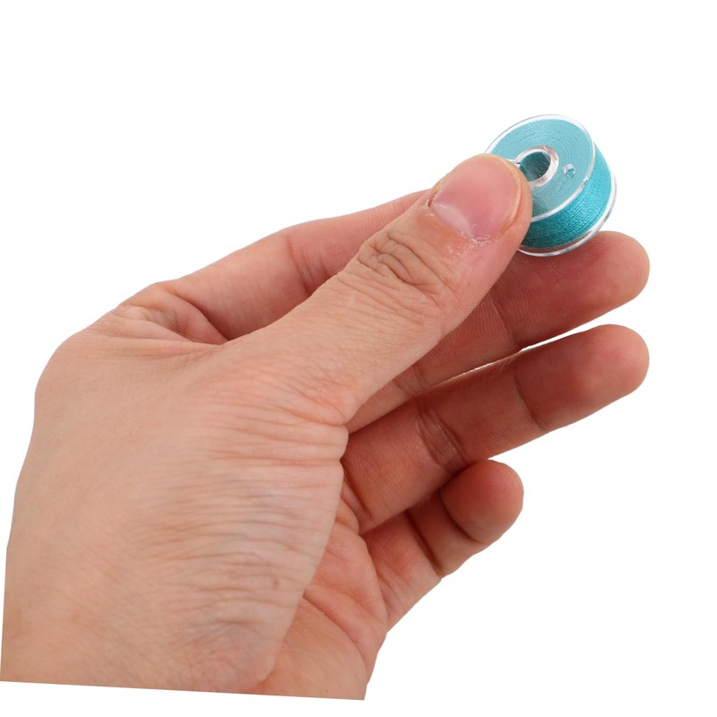 LIFKOME 25pcs Prewound Bobbin Sewing Thread Kit Case Bottom Thread