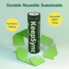 KeepSync AA Rechargeable Lithium Battery, 1.5V Constant Output, Rechargeable Over