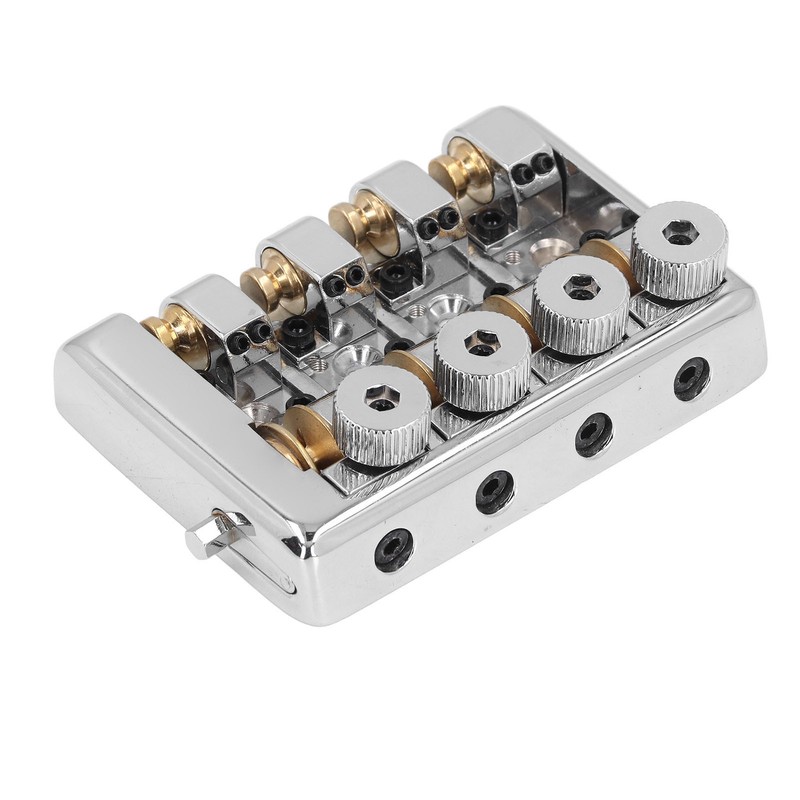 4 String Headless Electric Bass Bridge Zinc Alloy Brass Bridge
