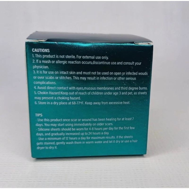 Airroye 1 Roll Silicone Adhesive Scar Sheets 1.6" x 120