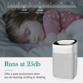 Honati Mini Portable Compact Dehumidifier Air Purifier (1000 ml) Auto Shut Off Quiet