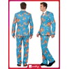 Smiffys mens Goldfish Suit, Blue, L - US Size 42"-44"