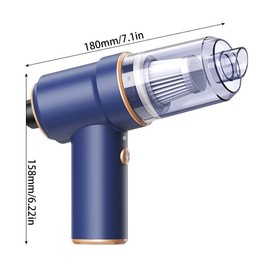 3-in-1 Mini Strong Suction Vacuum Cleaner for Car 4000Pa Powerful Brushless Motor Wireless Handheld Vacuum Cleaner Portable Car Vacuum Cleaner