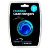 Korbond Foldable Coat Hangers Packing Organiser, 18 cm, Blue