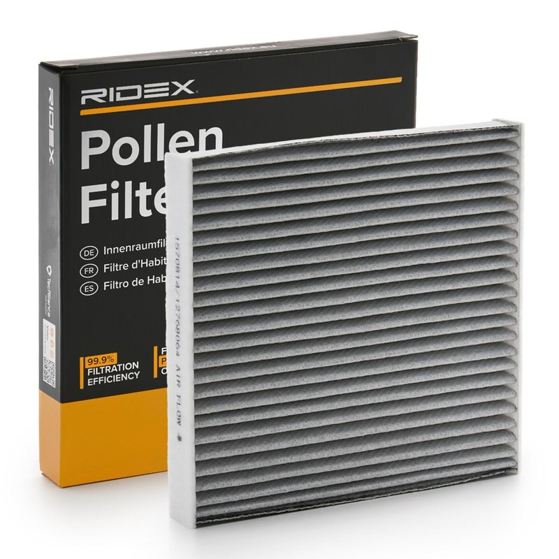 RIDEX 424I0459 Cabin Air Filter Pollen Filter Activated Carbon